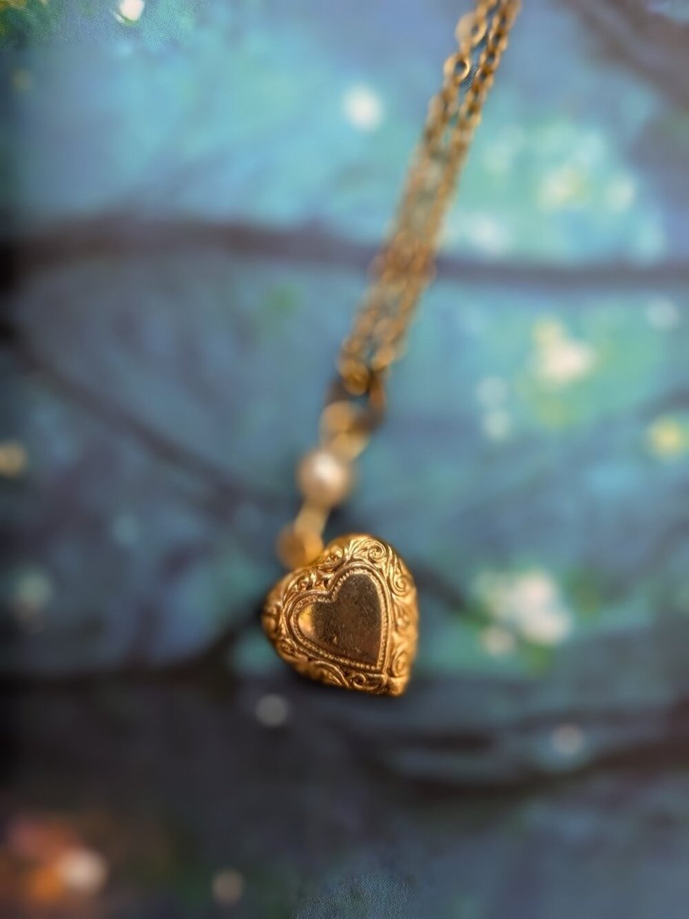 Vintage Sarah Coventry "Little Loves" Heart  Necklace 1970s